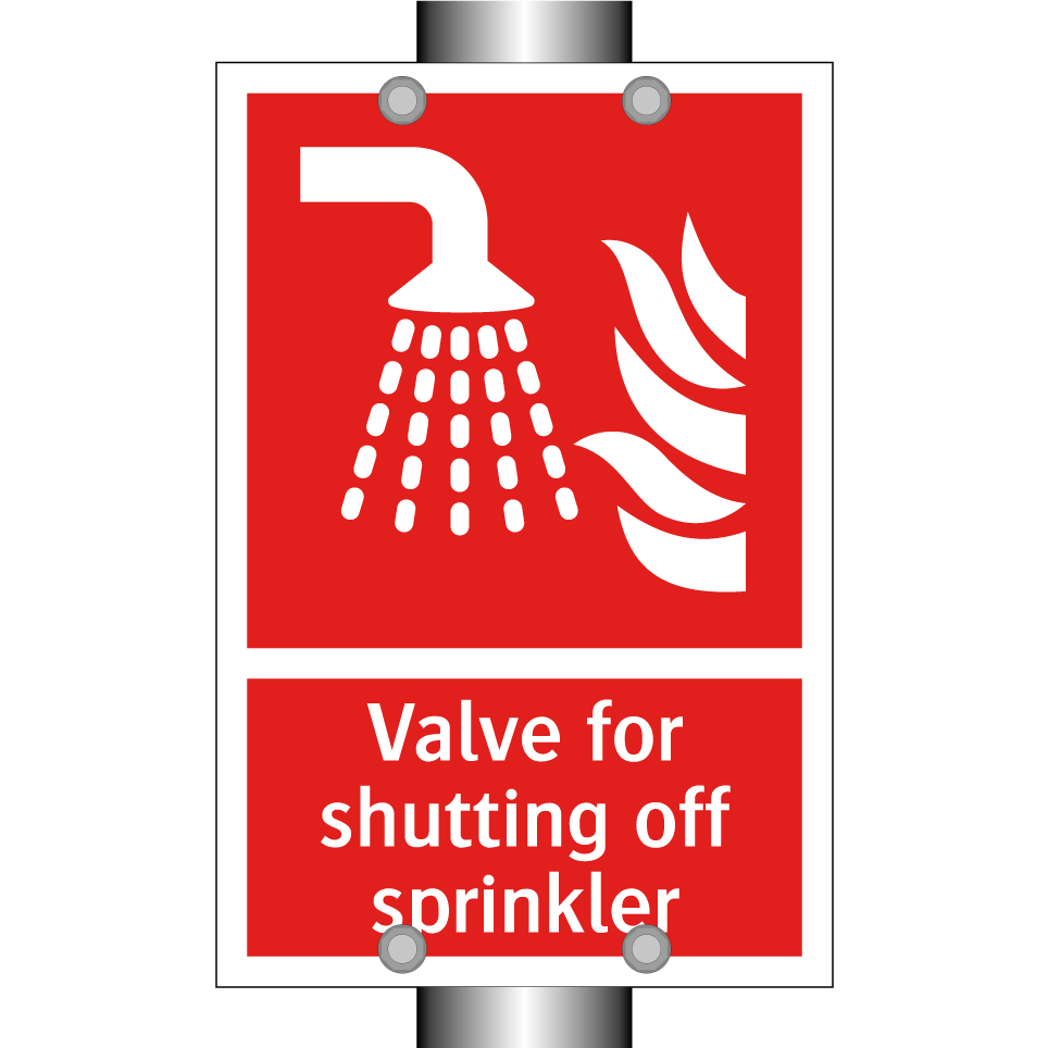 Valve for shutting off sprinkler