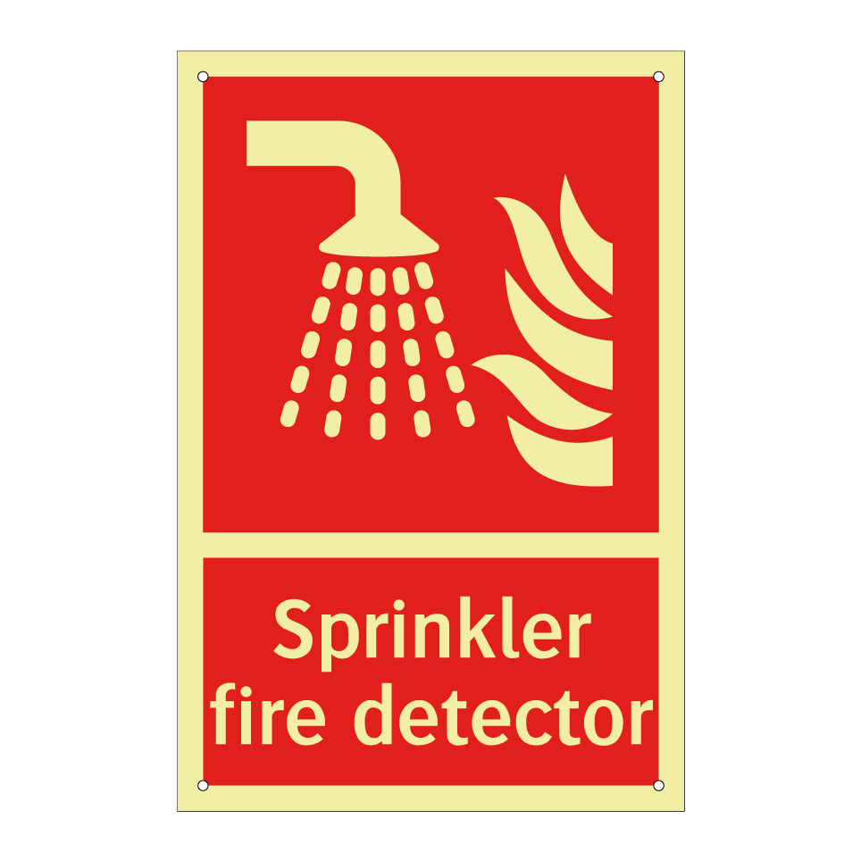 Sprinkler fire detector