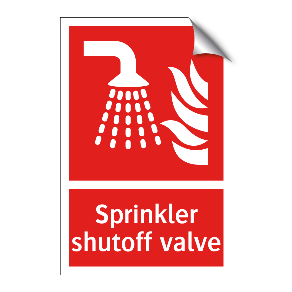 Sprinkler shutoff valve