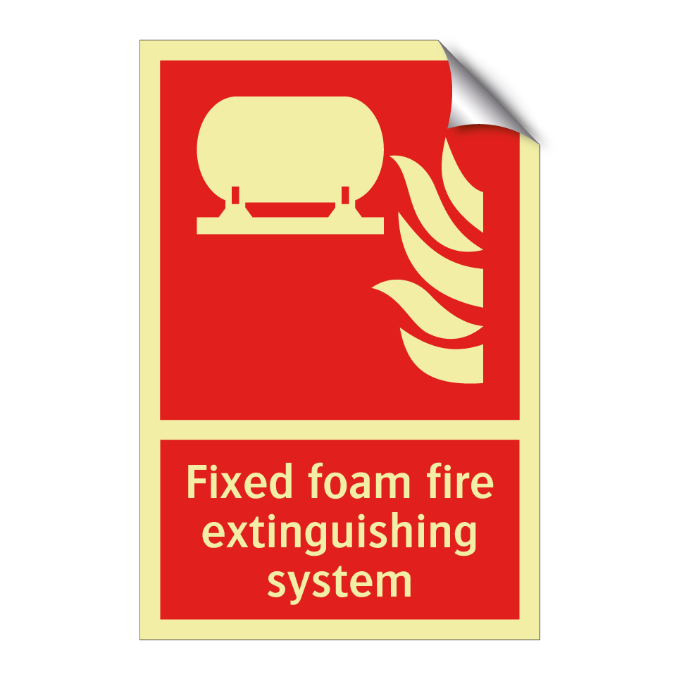 Fixed foam fire extinguishing system