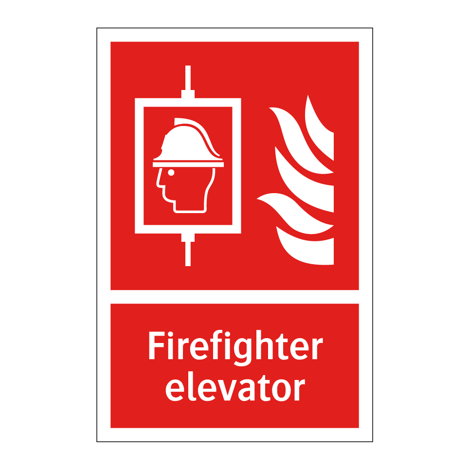 Firefighter elevator