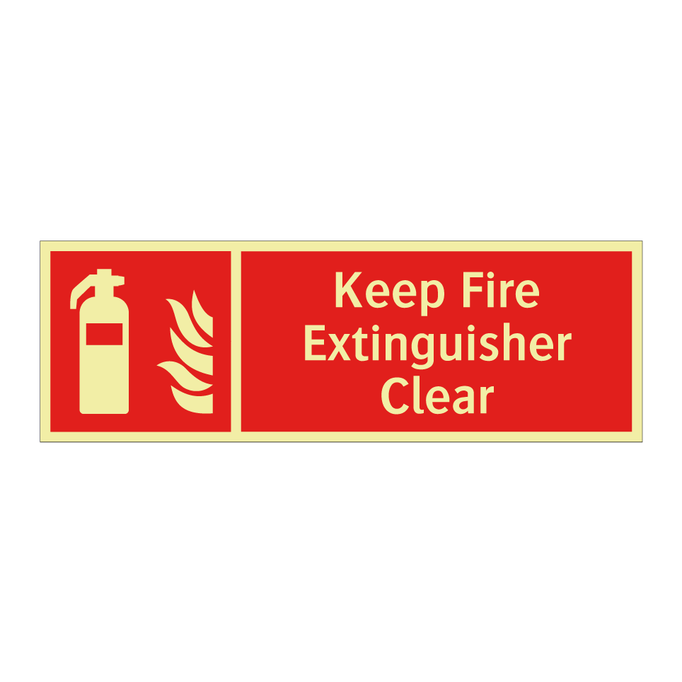 Keep Fire Extinguisher Clear