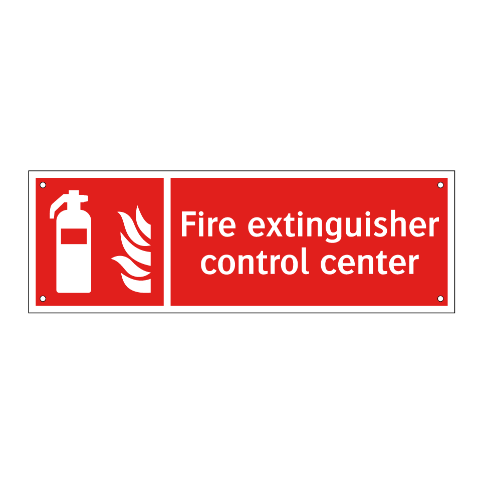 Fire extinguisher control center