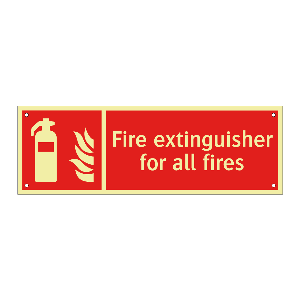 Fire extinguisher for all fires