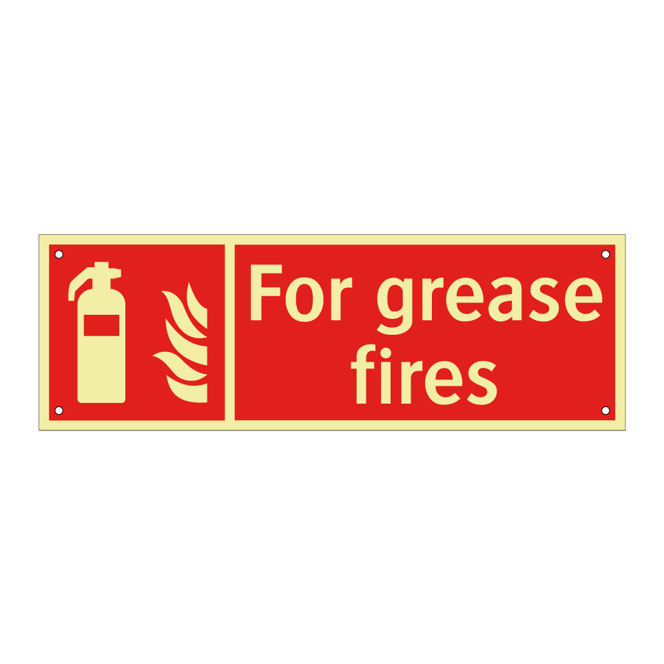 For grease fires