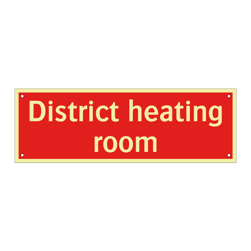 District heating room