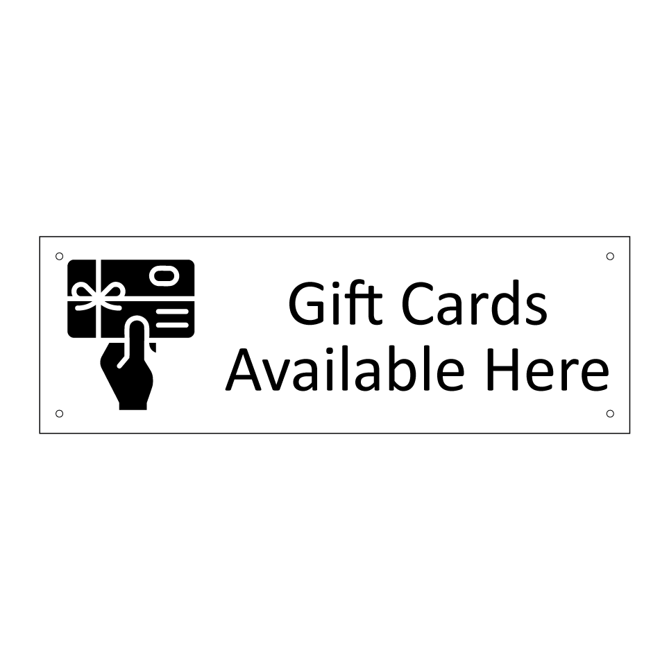 Gift Cards Available Here
