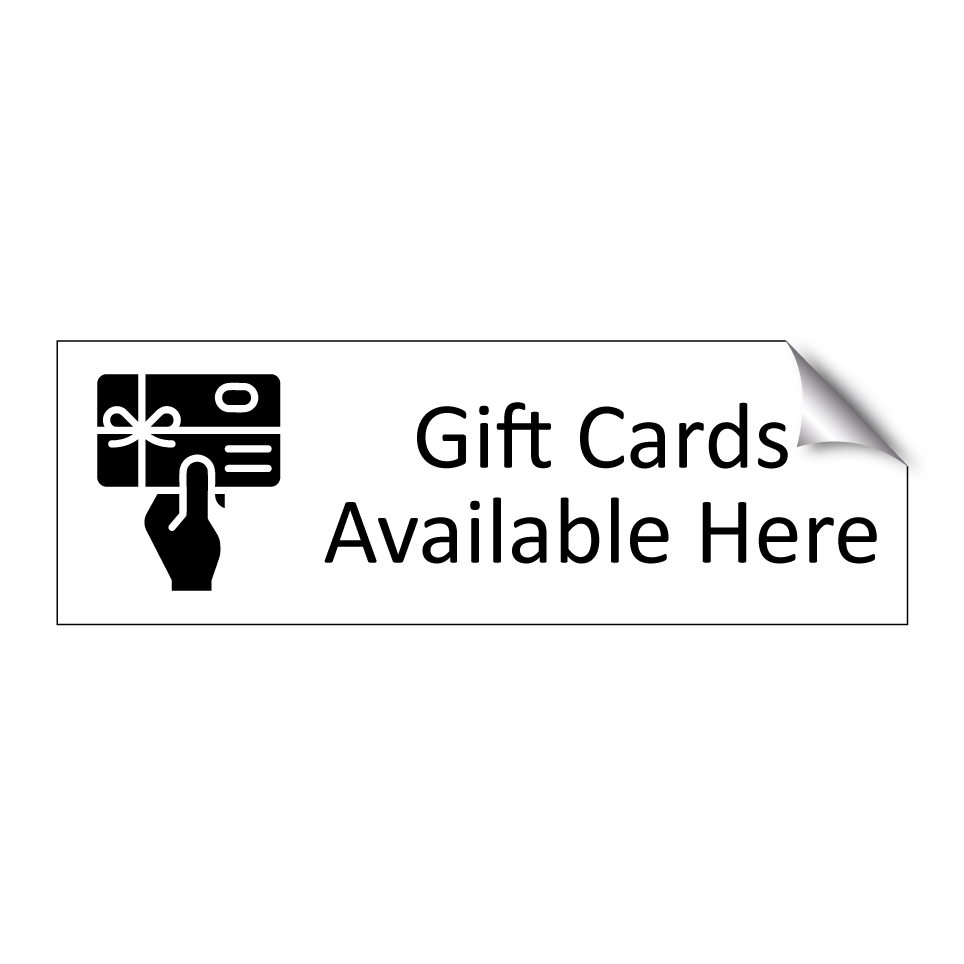 Gift Cards Available Here