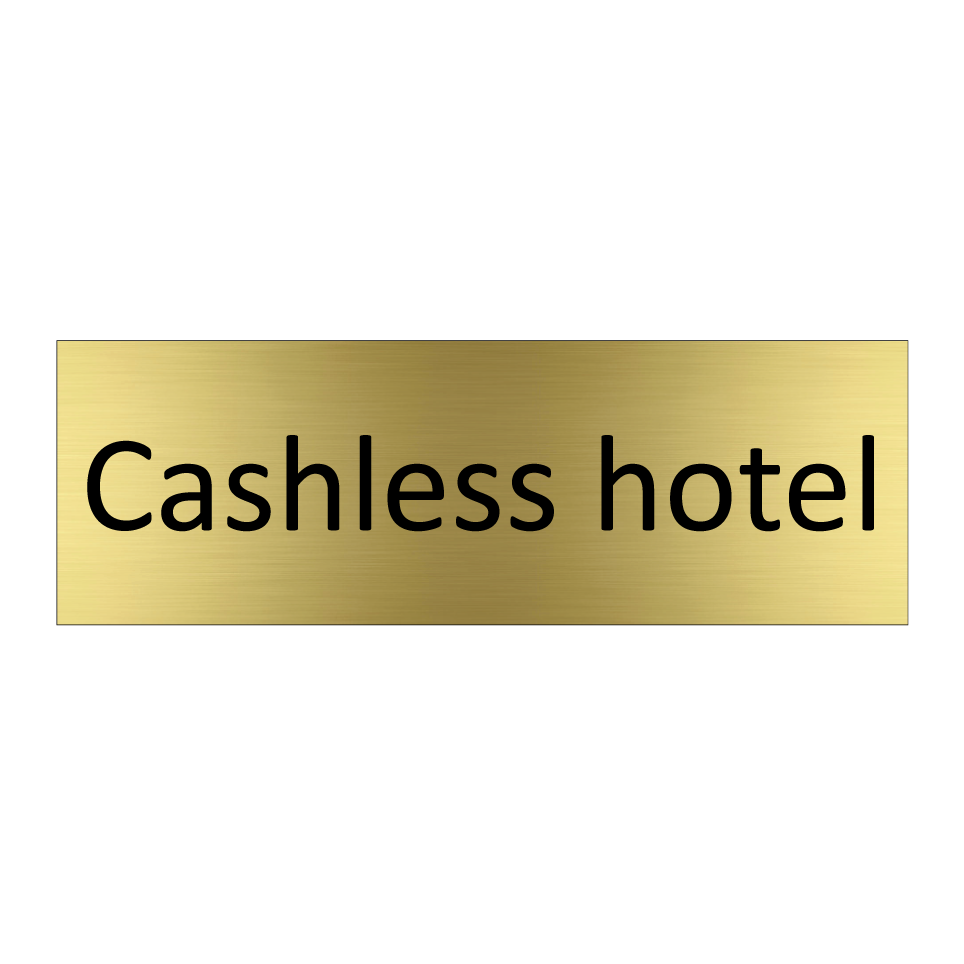 Cashless hotel