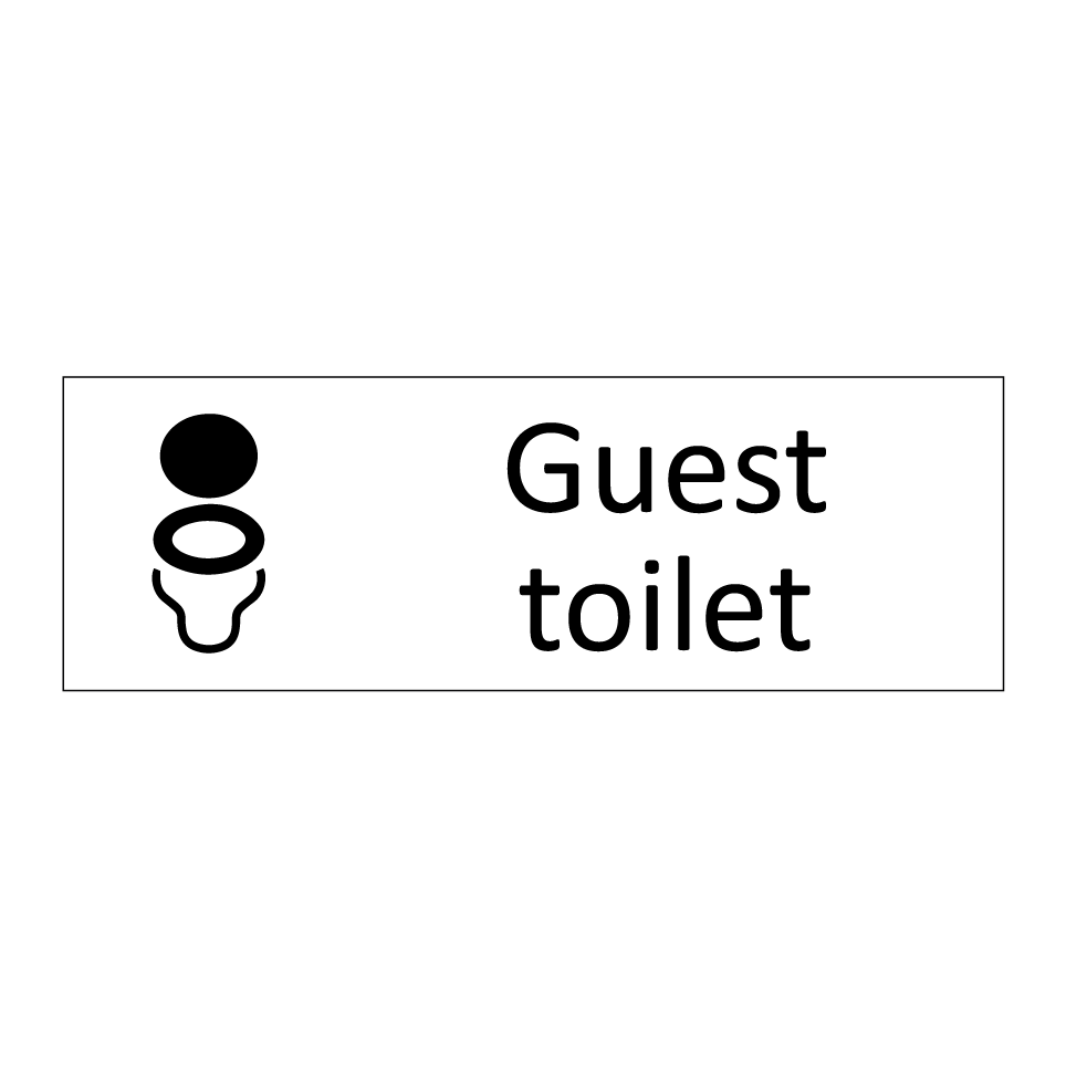 Guest toilet