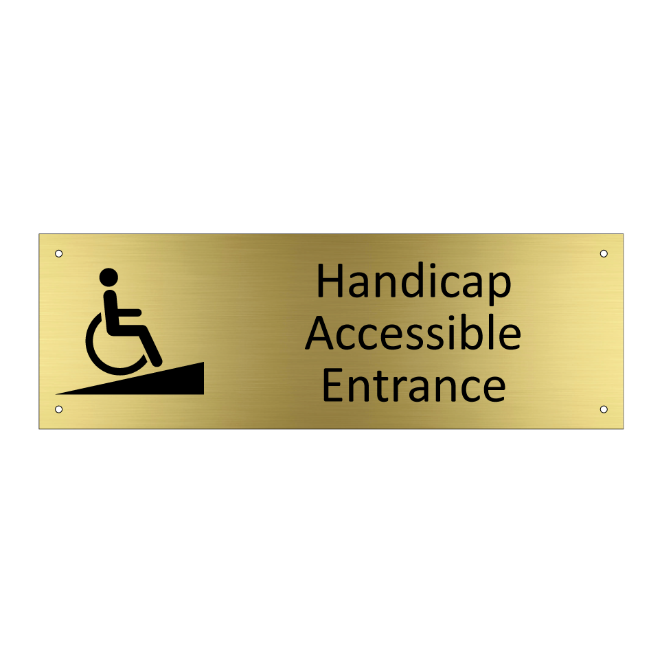 Handicap Accessible Entrance