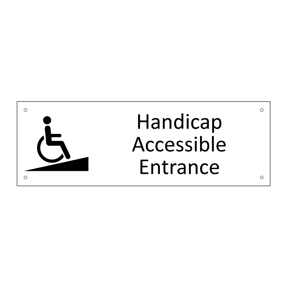 Handicap Accessible Entrance