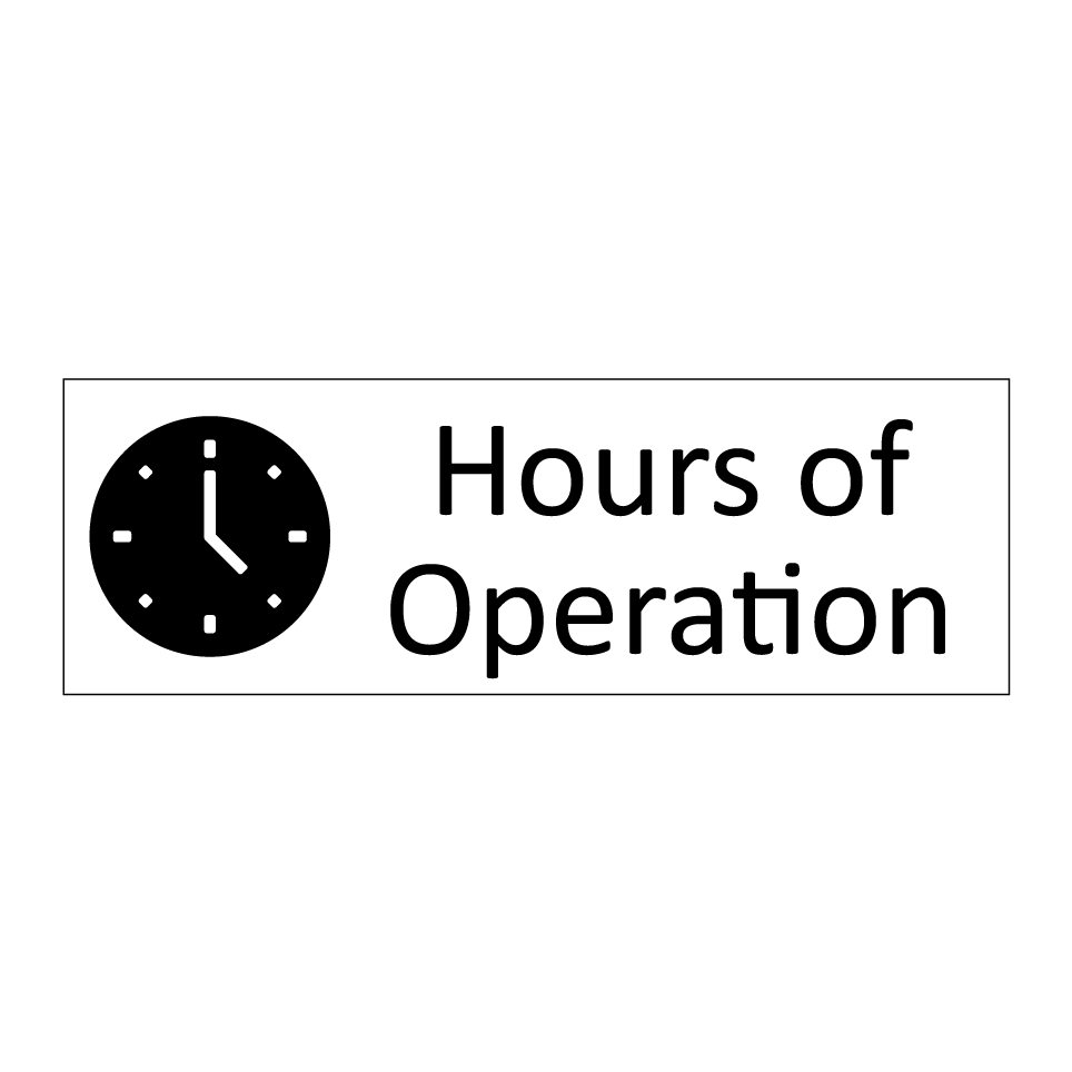 Hours of Operation