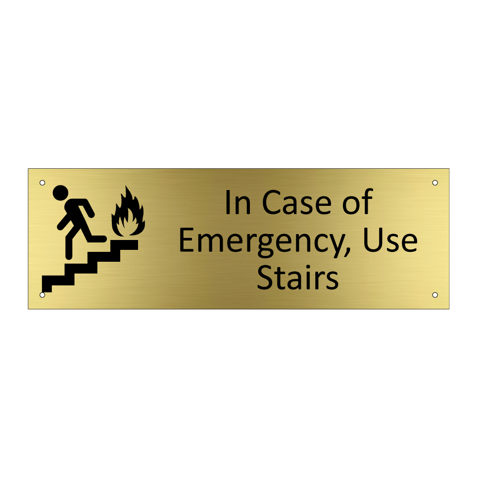 In Case of Emergency, Use Stairs