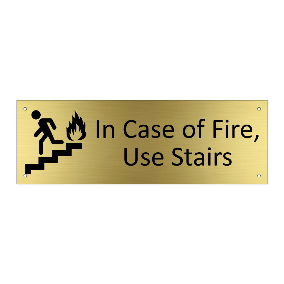 In Case of Fire, Use Stairs