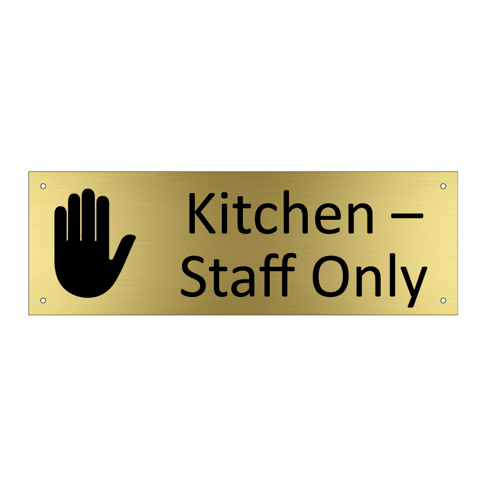 Kitchen – Staff Only