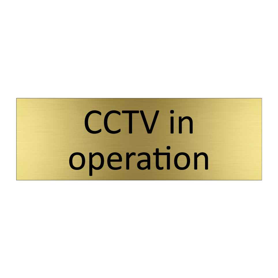 CCTV in operation