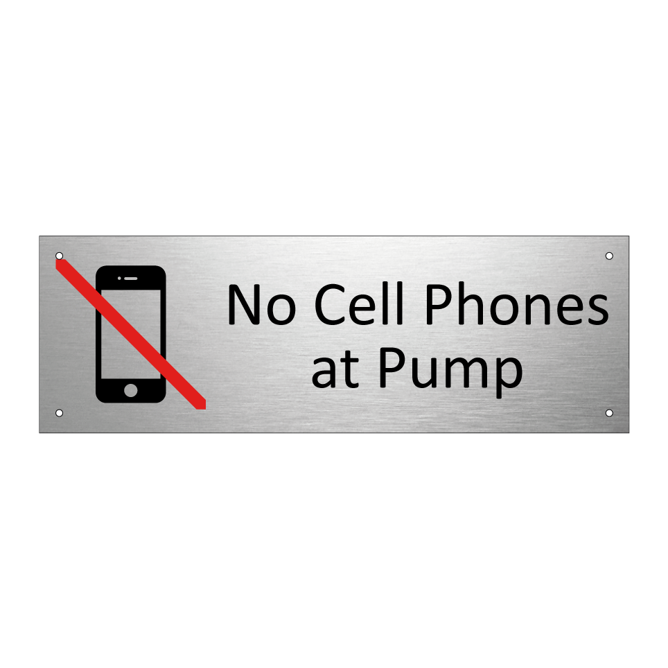 No Cell Phones at Pump