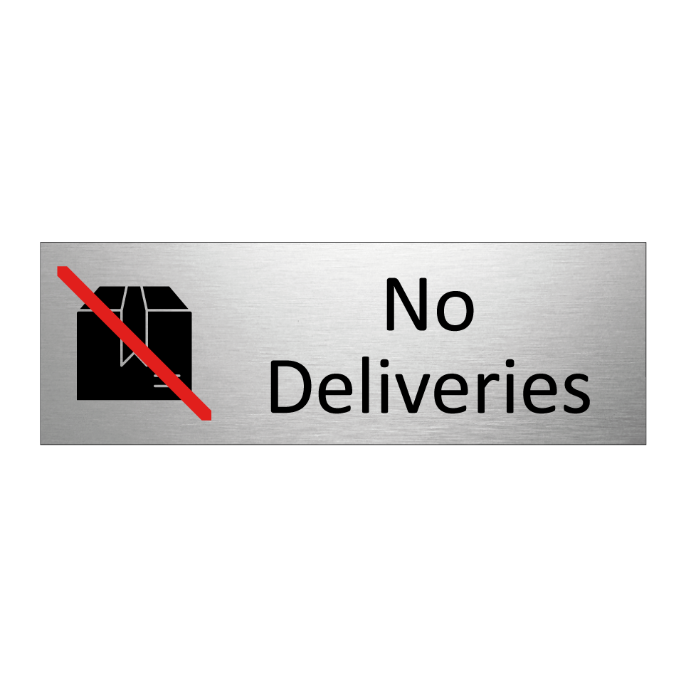 No Deliveries