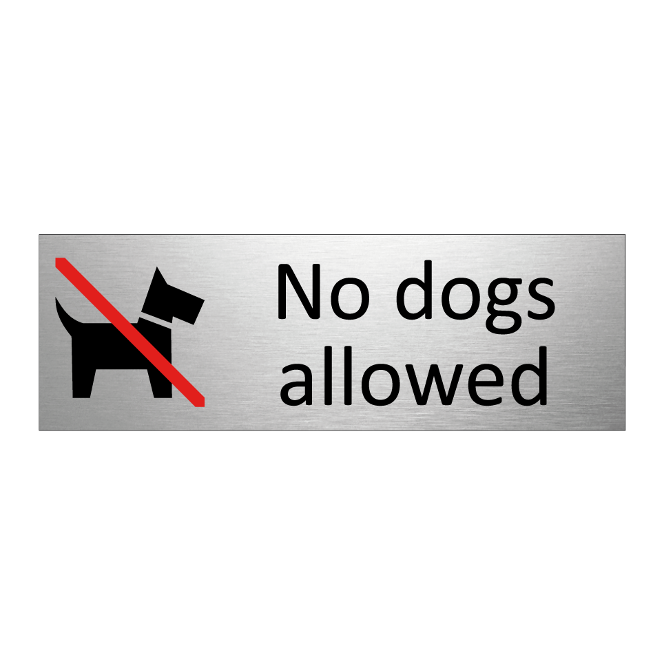 No dogs allowed