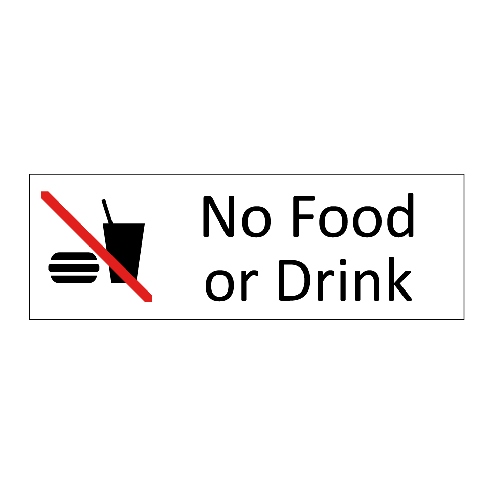 No Food or Drink