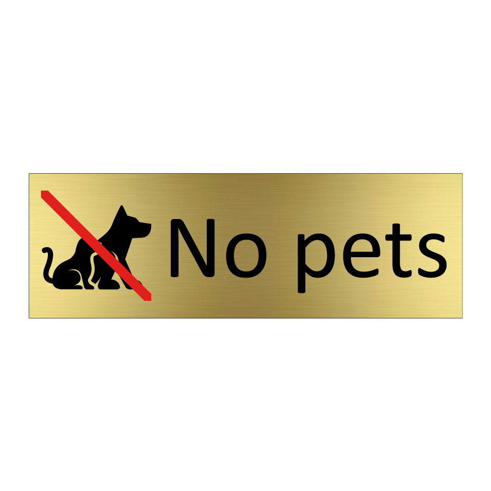 No pets