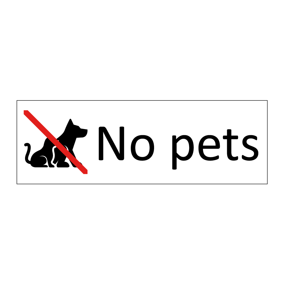 No pets