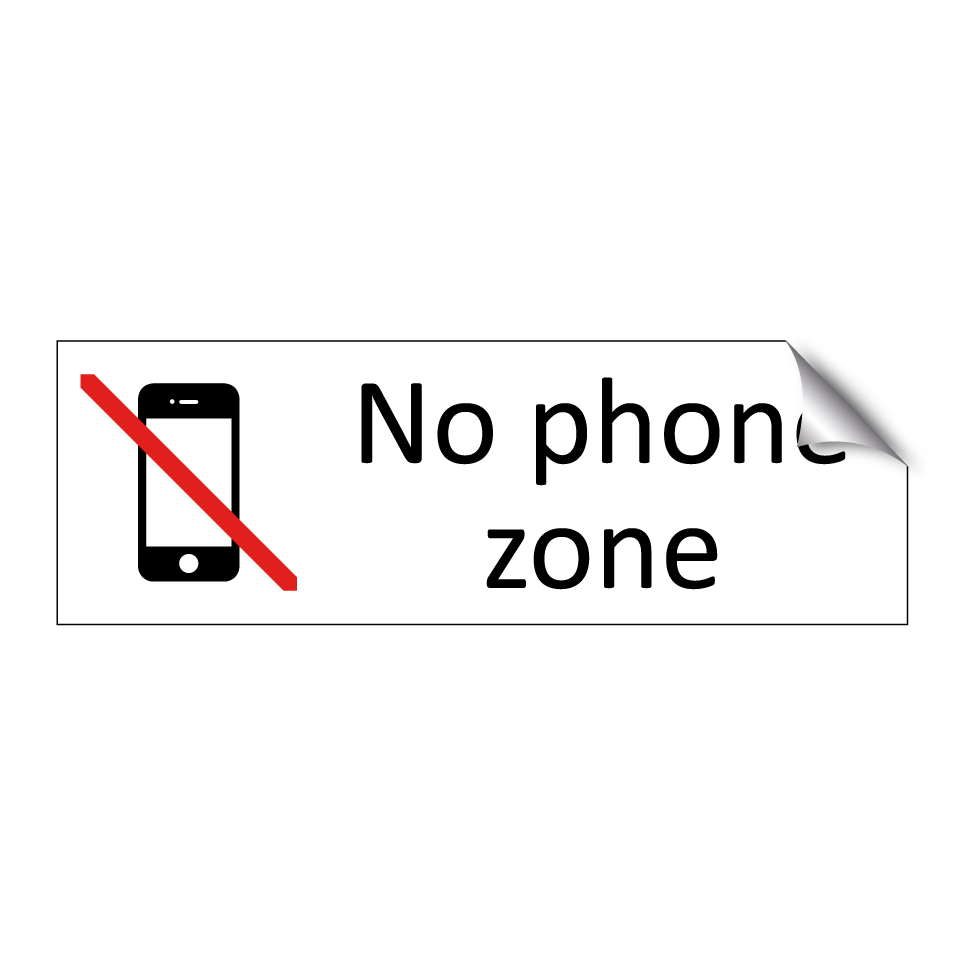 No phone zone