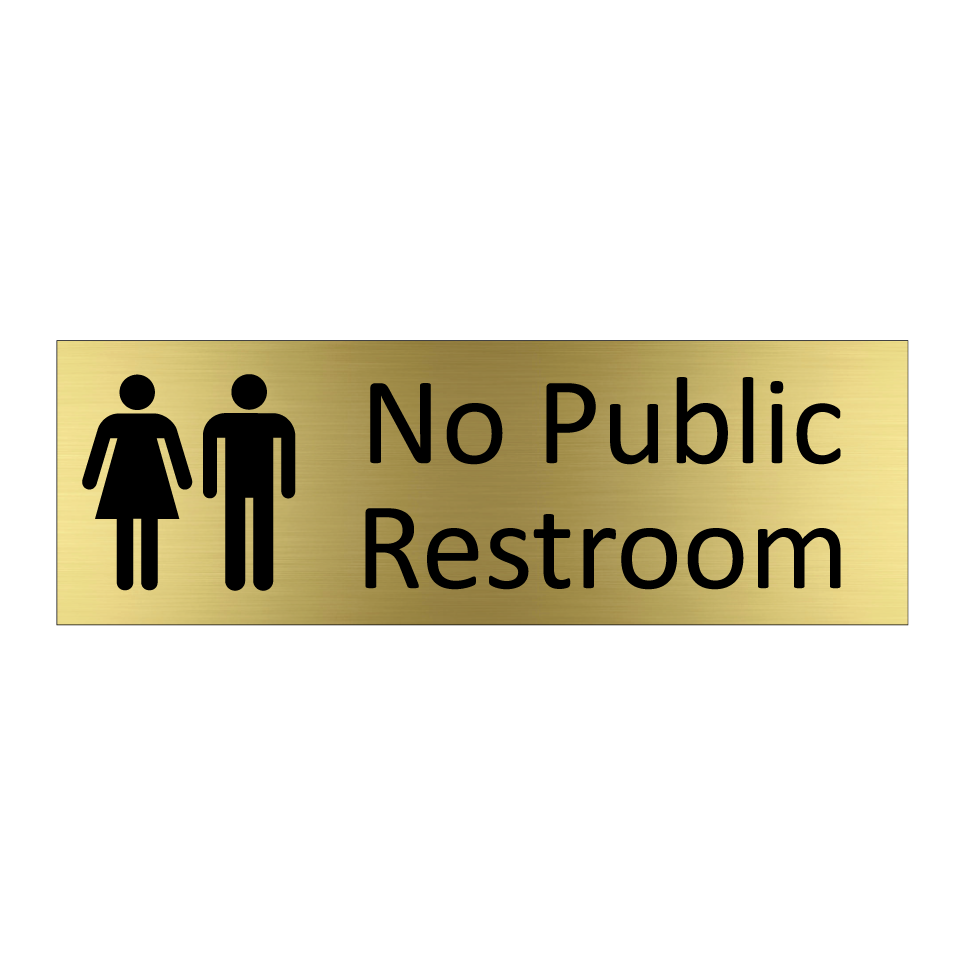 No Public Restroom