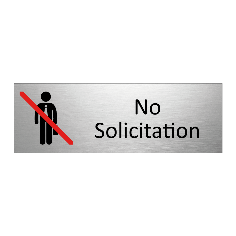 No Solicitation