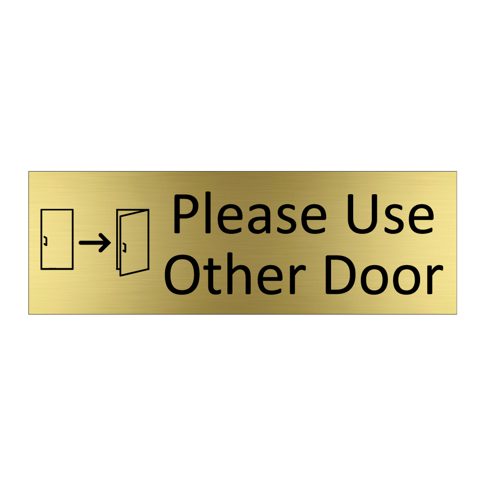 Please Use Other Door