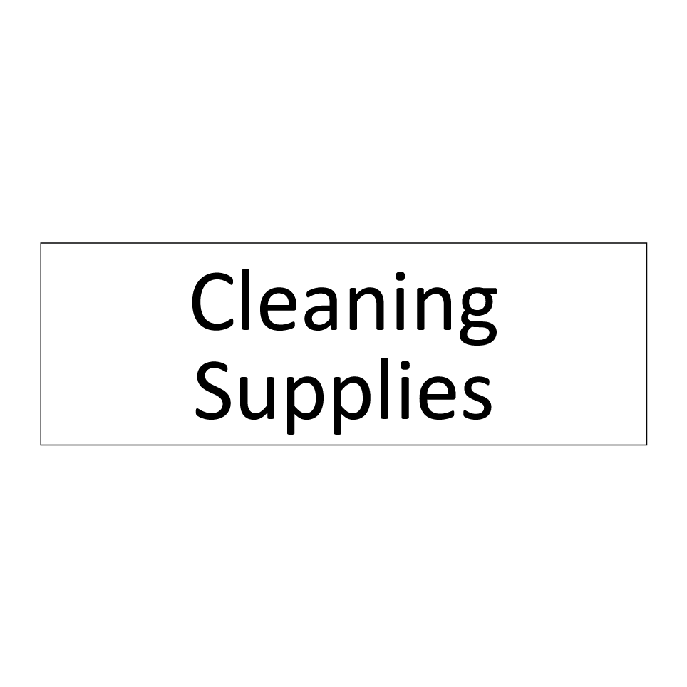 Cleaning Supplies