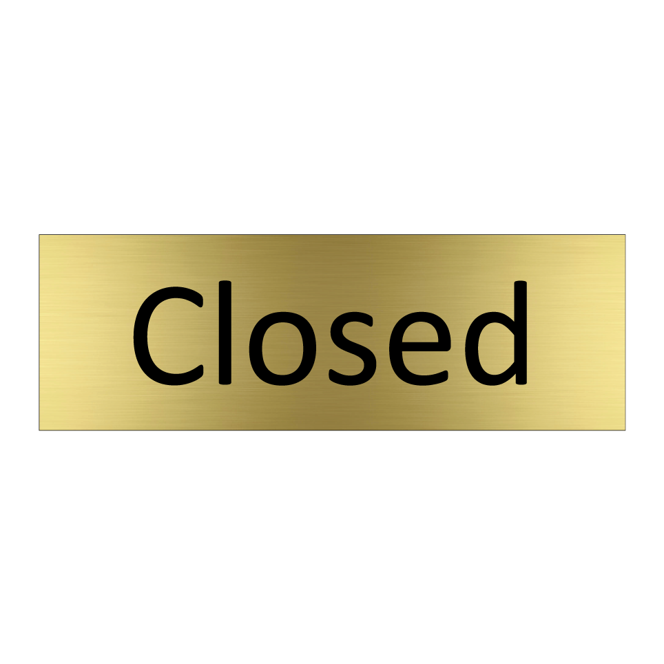 Closed