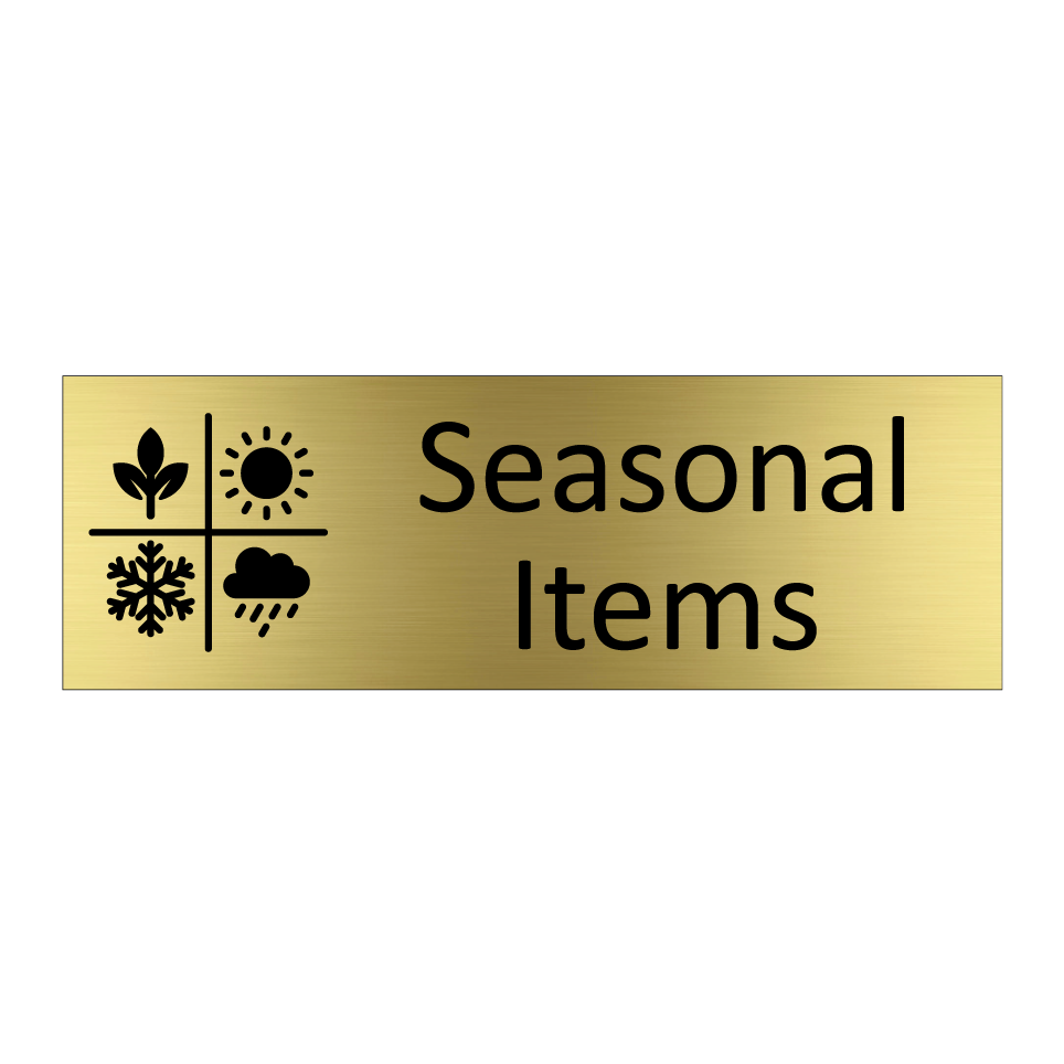 Seasonal Items