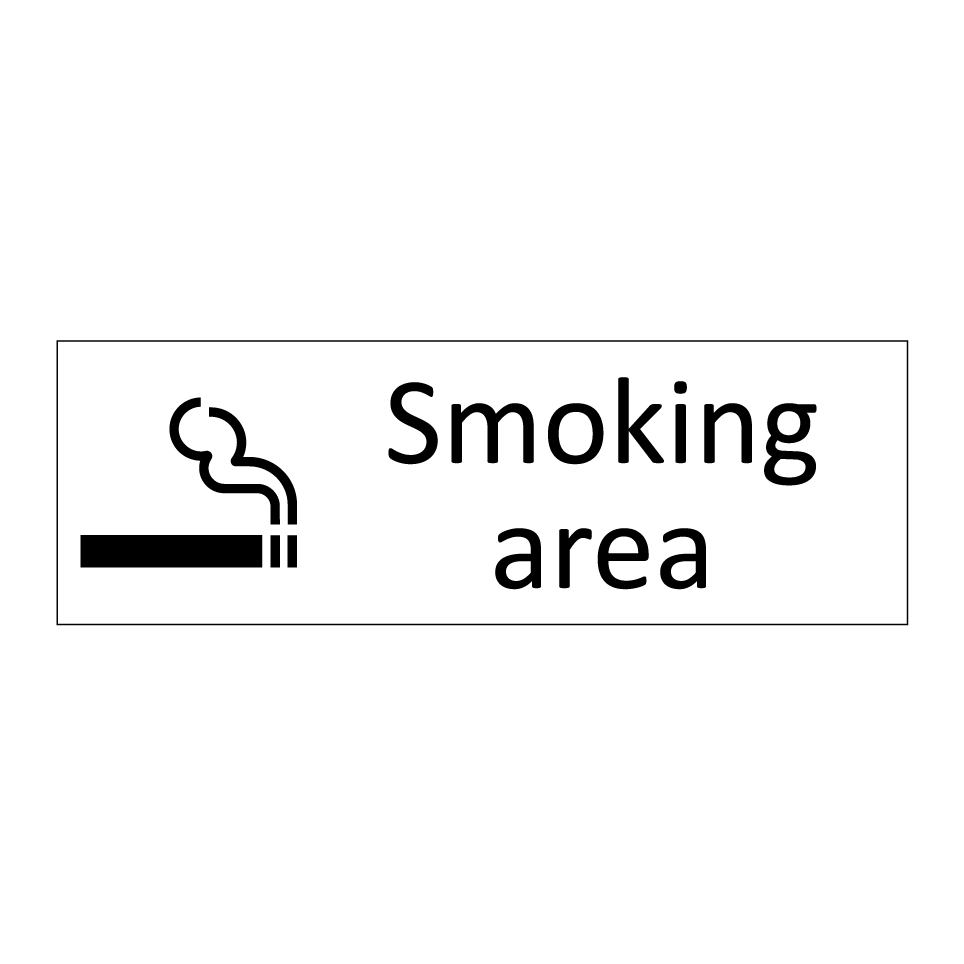 Smoking area