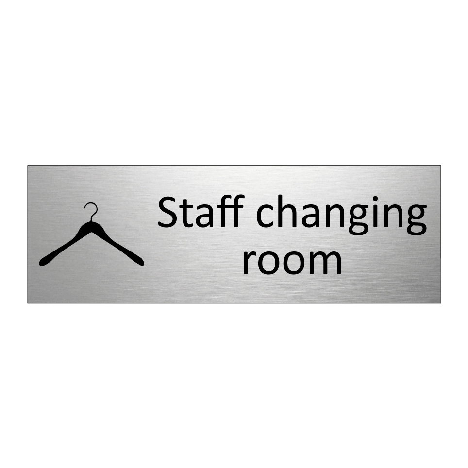 Staff changing room
