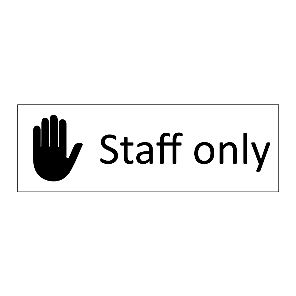 Staff only