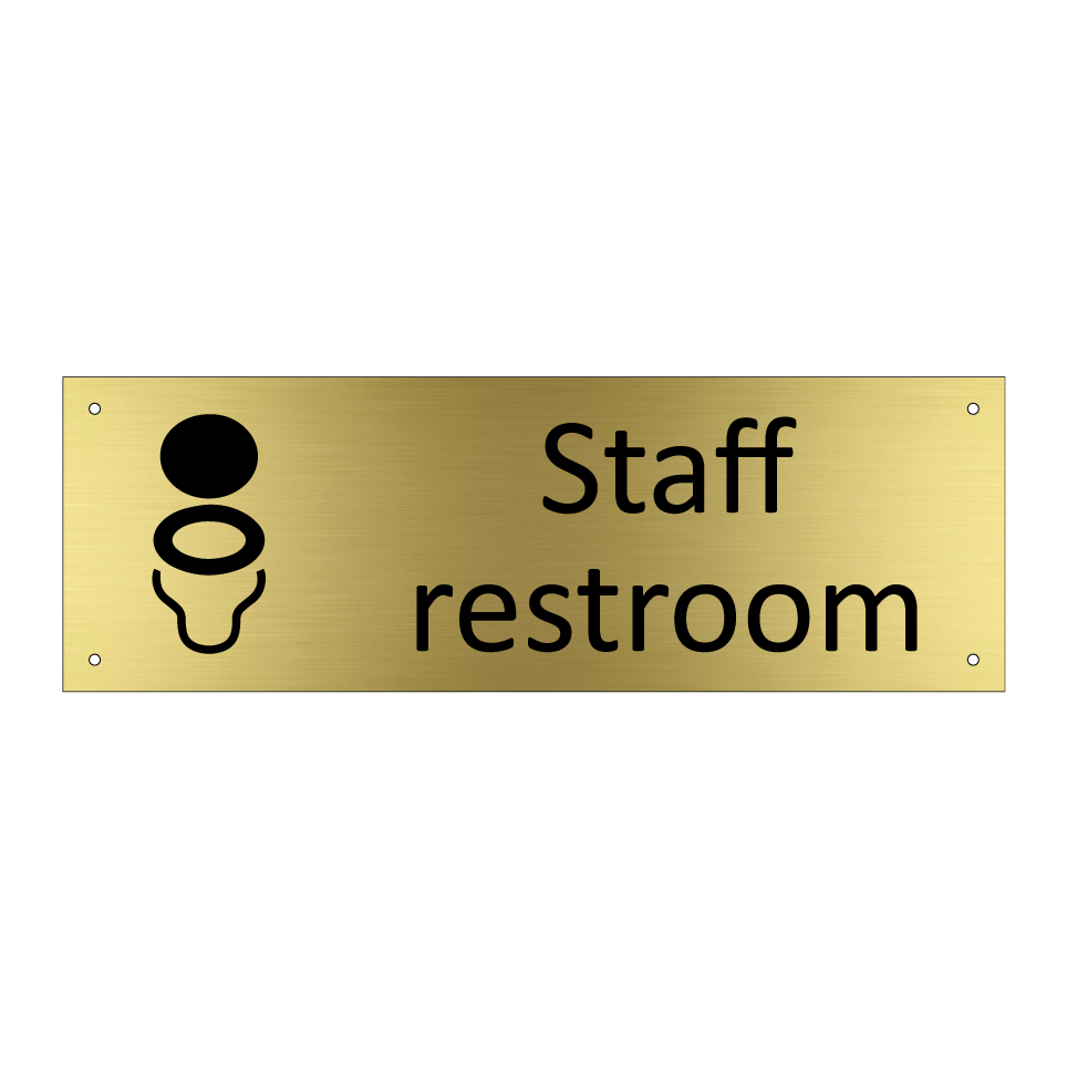 Staff restroom