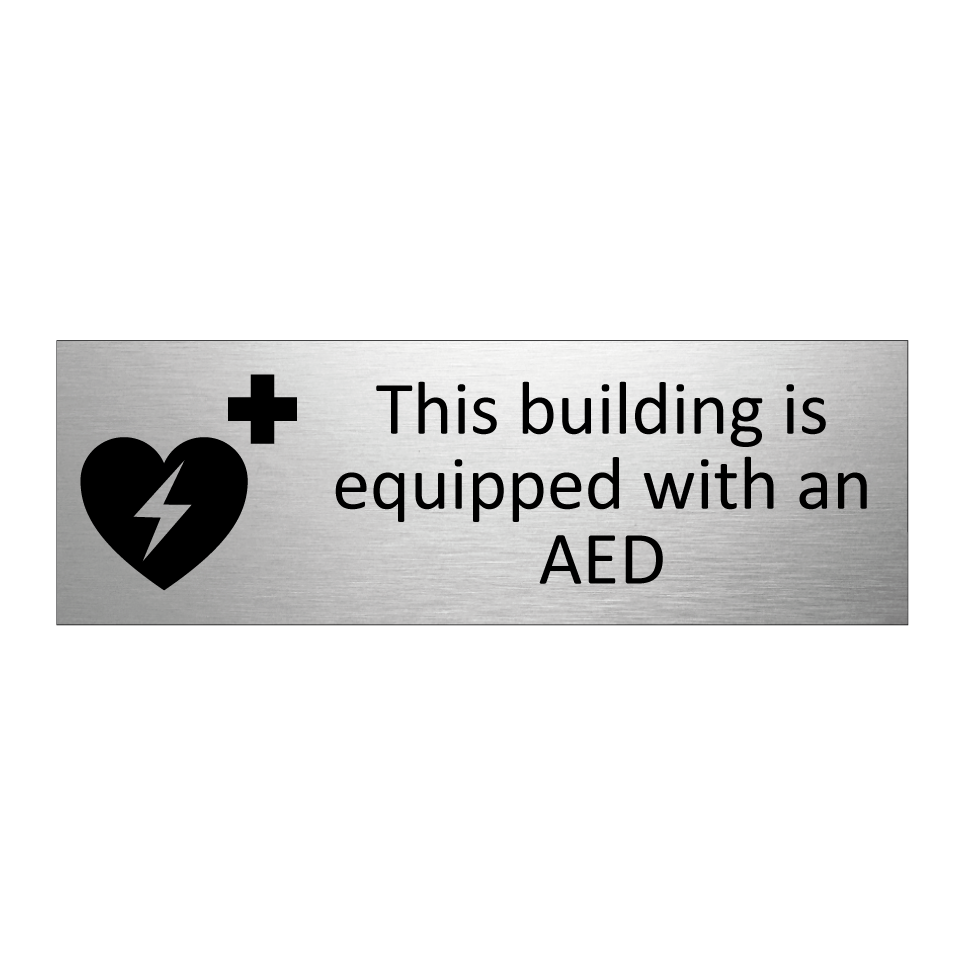 This building is equipped with an AED