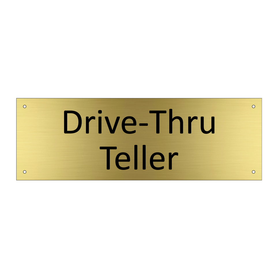 Drive-Thru Teller