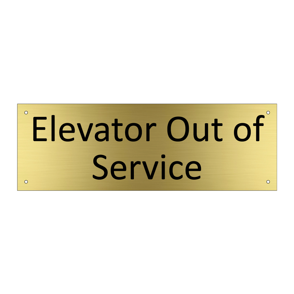 Elevator Out of Service