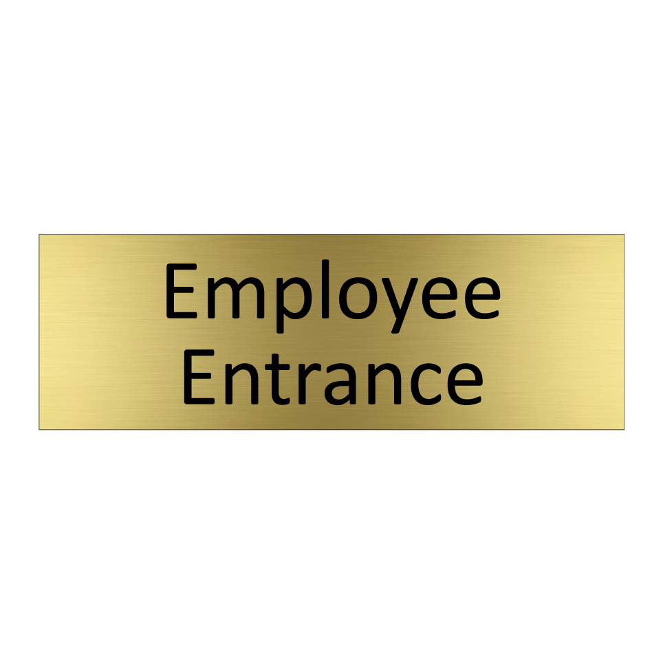 Employee Entrance