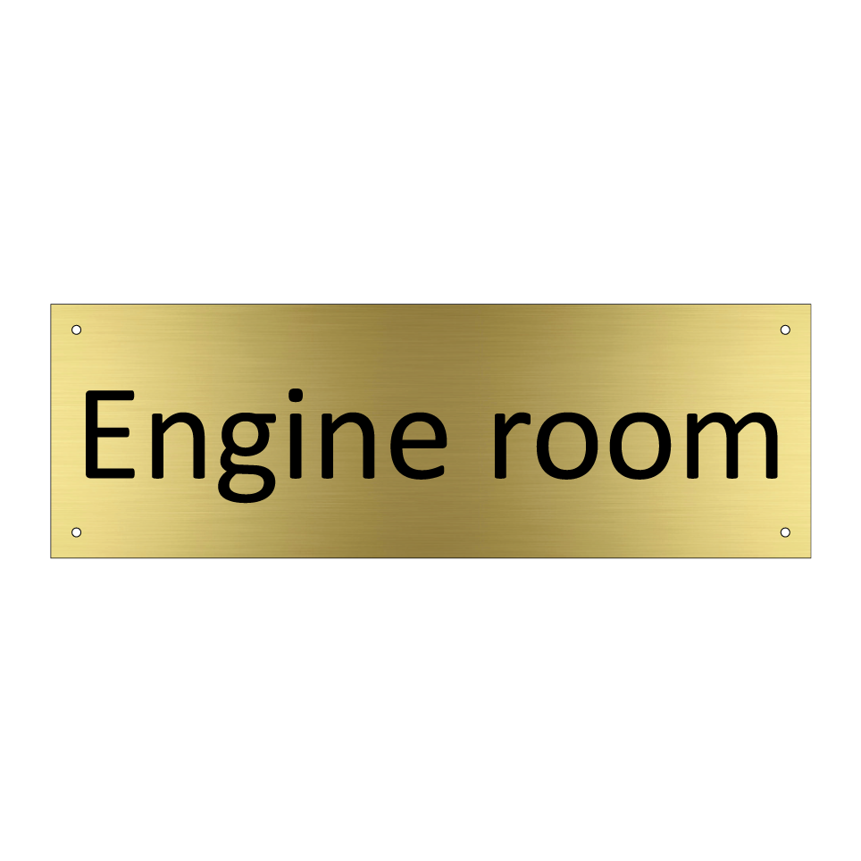 Engine room
