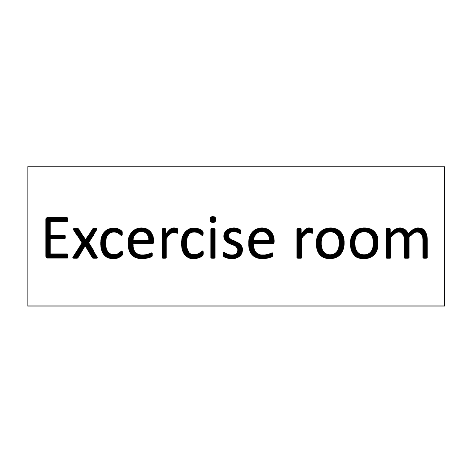 Excercise room