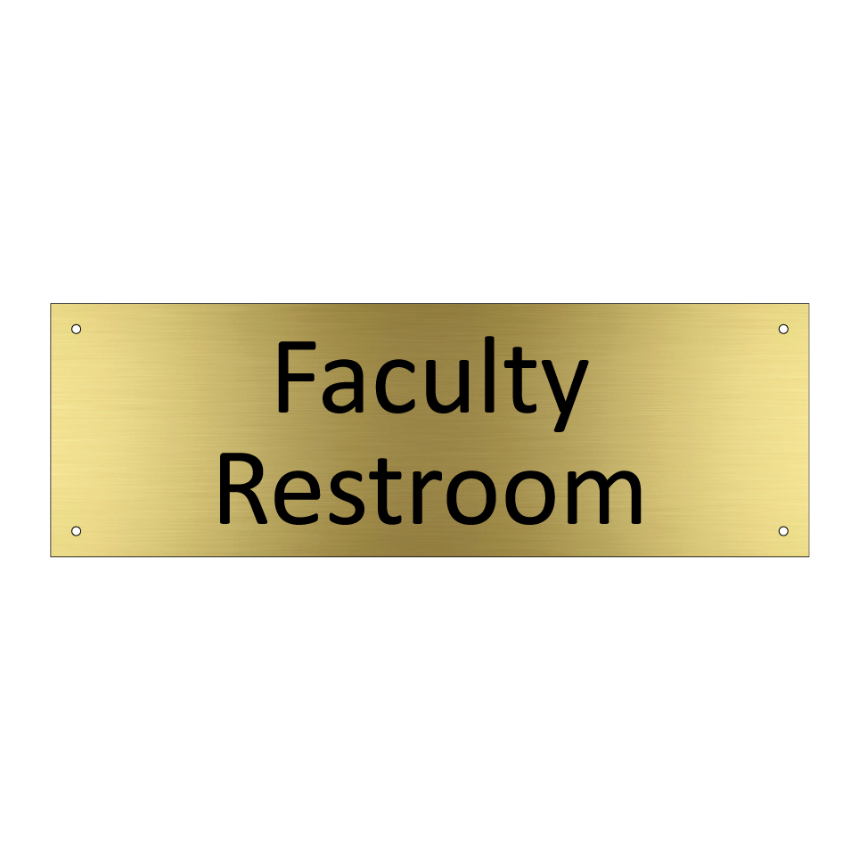Faculty Restroom