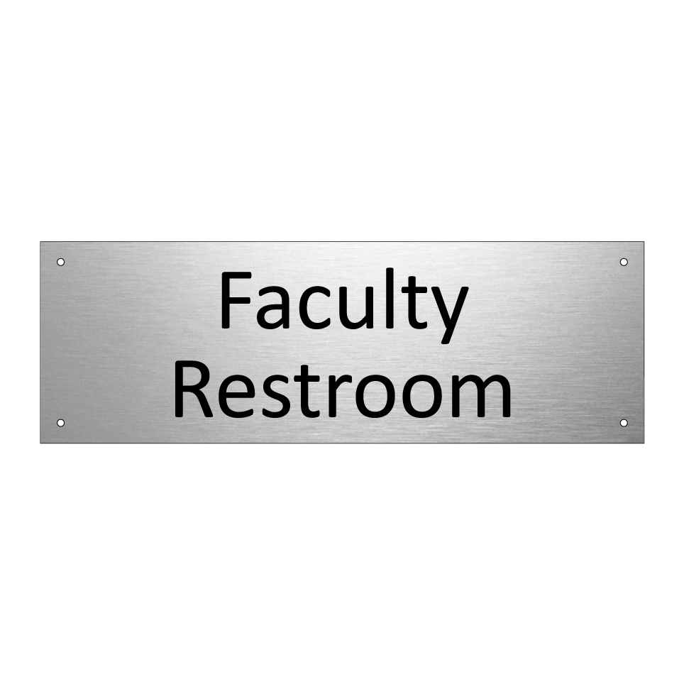 Faculty Restroom