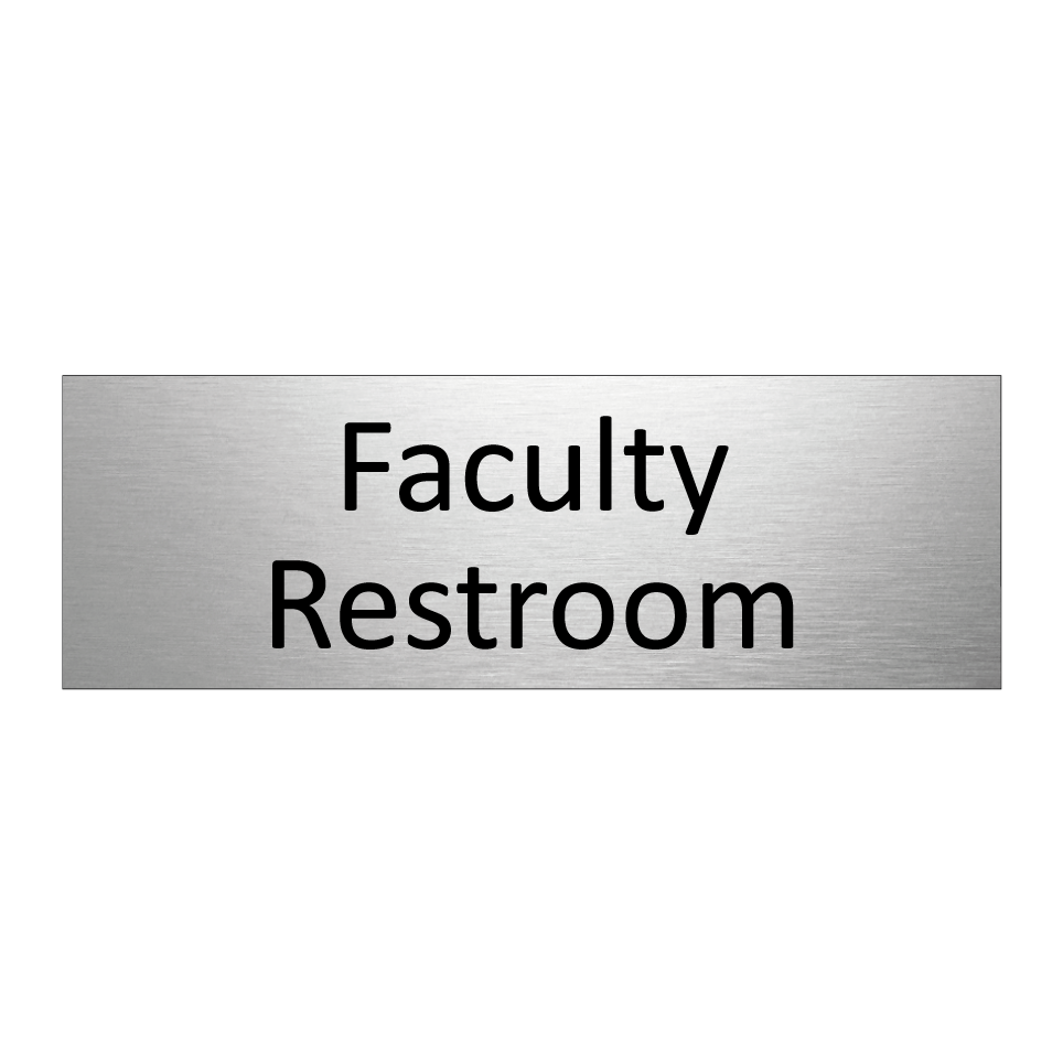 Faculty Restroom