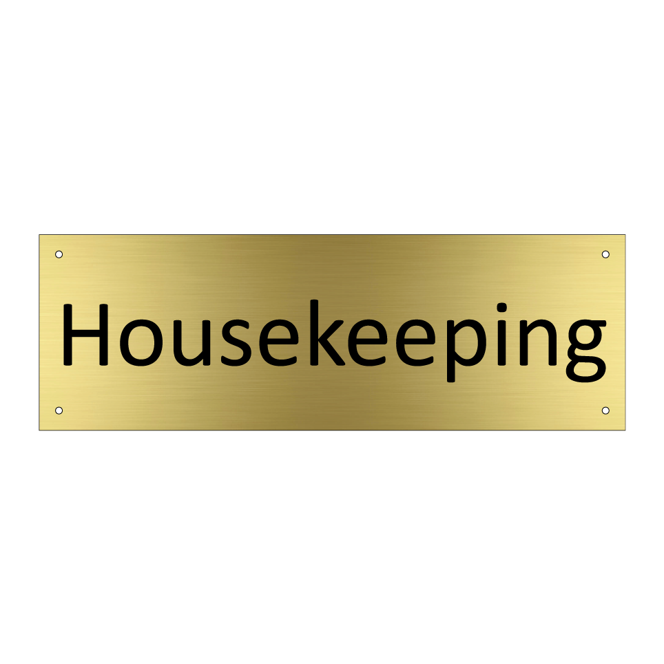 Housekeeping