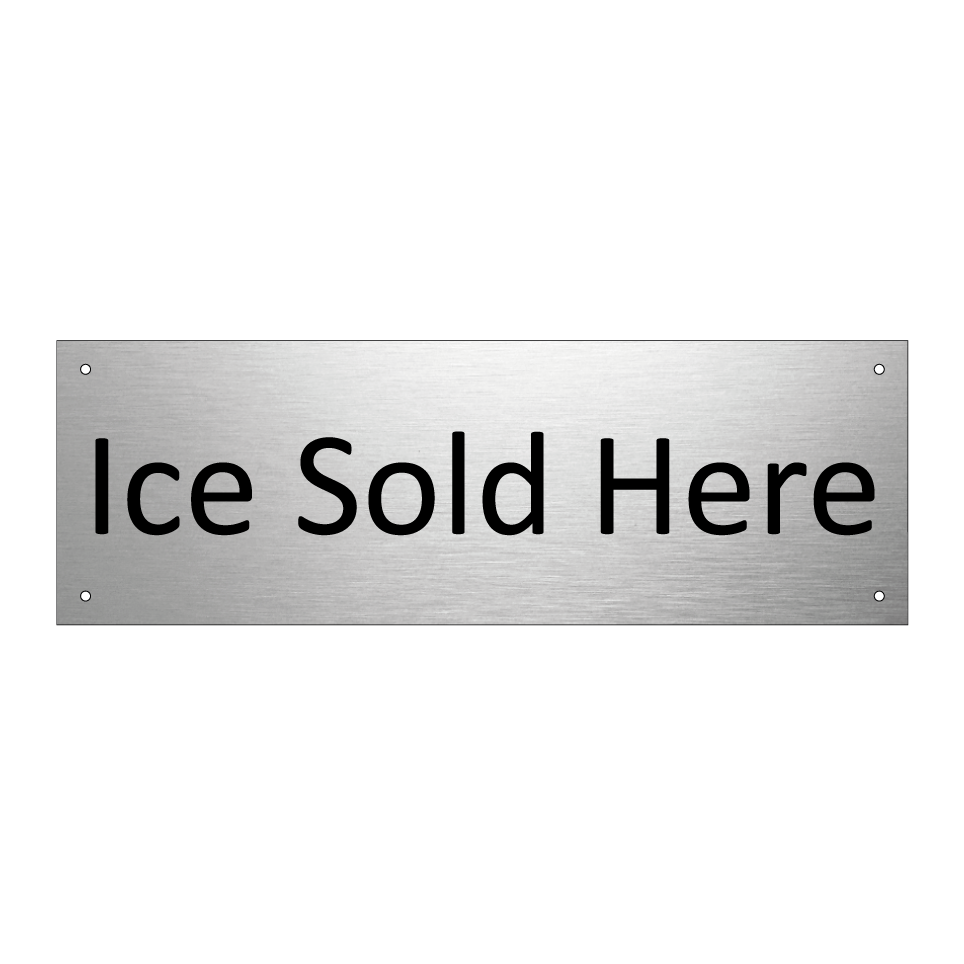 Ice Sold Here
