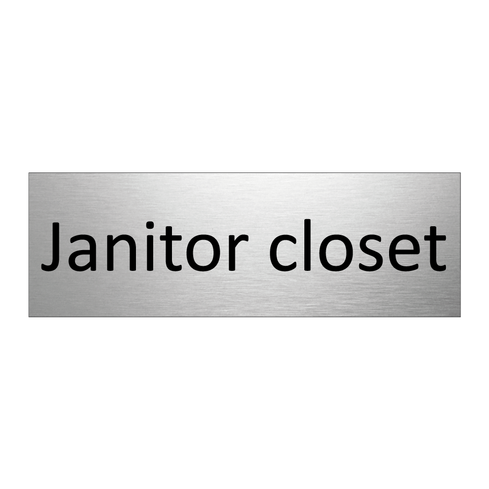 Janitor closet